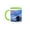 Green/White, variant on 3drose, Usa, Washington, Olympic Np, Second Beach at Sunrise on Coast, 11oz Mug