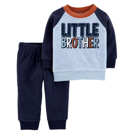 Child of Mine by Carter's Long Sleeve Shirt and Pant Set, 2 pc set (Baby