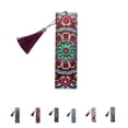 thumbnail image 3 of DIY Rhinestones Painting Bookmark Tassel Book Marks Retro Floral Embroidery DIY Craft Stationery, 3 of 8