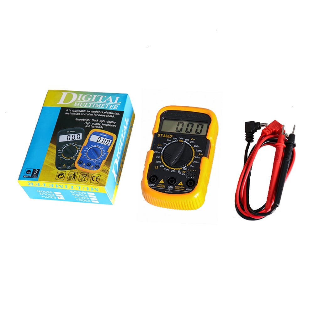 Multimeter DT830D Mini Pocket Digital Multimeter 1999 Counts AC/DC Volt