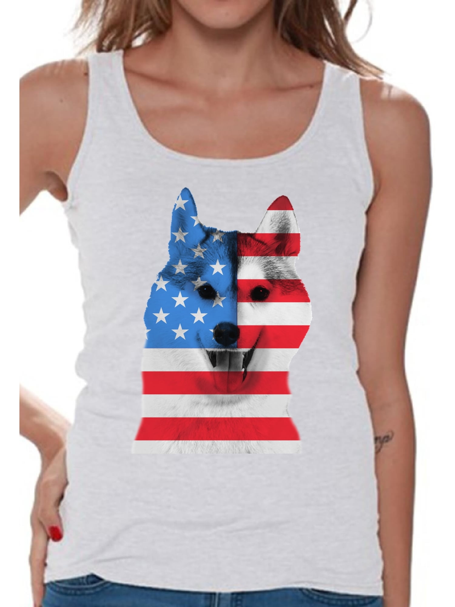 Independence Day American USA Flag 4th of July Gift Women Sweatshirt Patriot