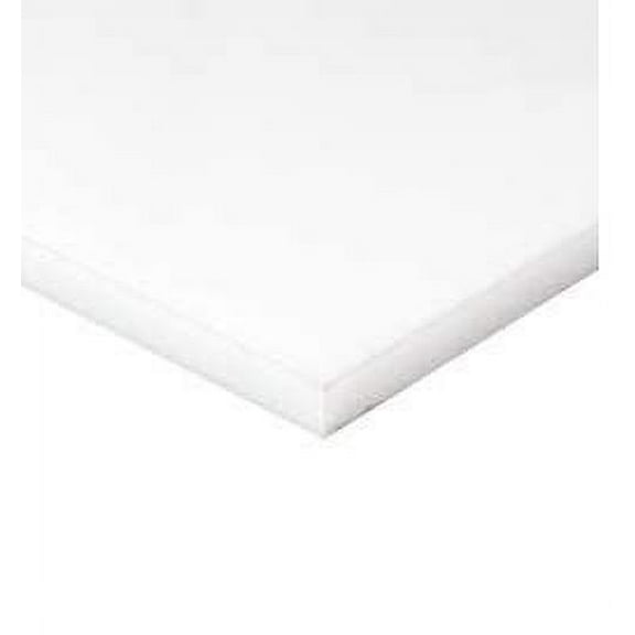 White Sheet 1/4" Thick 12" X 12"