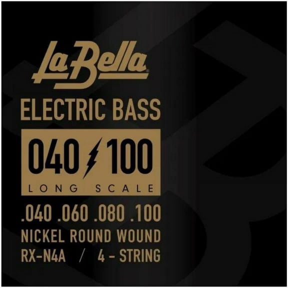 La Bella RX Series Nickel 4-String Electric Bass Strings (40 - 100)