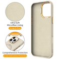 thumbnail image 3 of For iPhone 16 Pro Case (Compatible With MagSafe)  With Invisible Magnetic O-Ring Stand Military-Grade Shockproof Phone Case,Apricot,For iPhone 16 Pro, 3 of 7