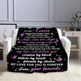 thumbnail image 5 of LHSHID Cousin Gifts for Women Cousin Blanket for Women Gifts for Cousins Best Cousin Gifts for Birthday Blanket to My Cousin Throw Blanket Soft Cozy Flannel Throw Blanket 50"x60", 5 of 8