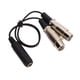 thumbnail image 5 of Cable de conexión Fugacal 1/4 pulg Hembra a doble XLR Divisor de audio, 5 of 8