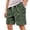 Army Green, variant on Kids Solid Color Corduroy Drawstring Shorts, Boys Elastic Waist Casual Mid-Length Pants, Soft Comfortable Summer Shorts for Daily Outdoor Wear(Grey,9-10 Years)