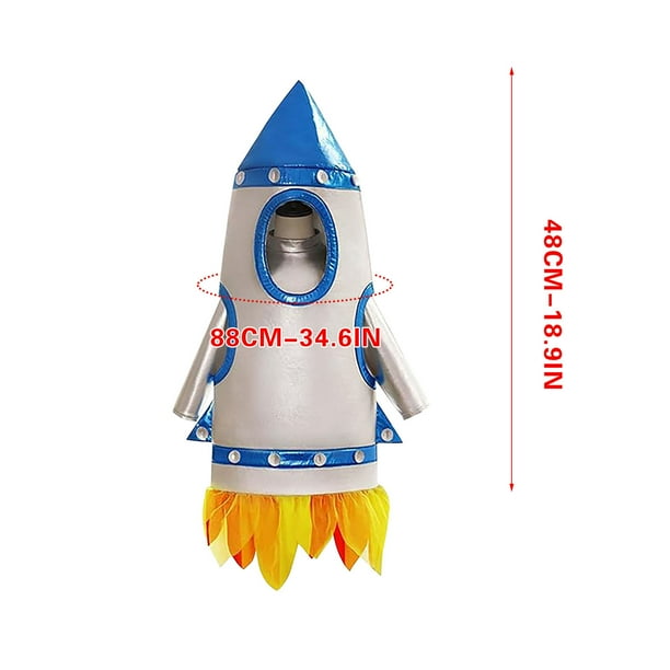 Niños Traje de Halloween Fuego Flechas Traje Espacial para Niños, Lindo Aeroespacial Astronauta Uniforme para la Fiesta Halloween Navidad Escenario Cosplay S-Xl Tamaños