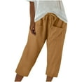 thumbnail image 1 of Pantalones Elásticos de Algodón para Mujeres, Primavera Y Color, Leggings Casuales, Leggings de Algodón con Bolsillos para Mujeres, 1 of 6