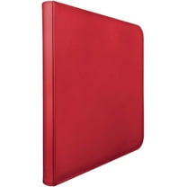 Ultra Pro Vivid 12-Pocket Zippered PRO-Binder - Red New