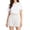 White, variant on Jean Shorts Gsakboxl Women Plus Size Paper Bag Waist Denim Shorts Button Roll Up Hem Loose A-Line Wide Leg Slim Fit Casual Hot Pants Grey S