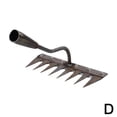 thumbnail image 1 of 5/6/7/8 Teeth Carbon Steel Garden Weeding Rake, Garden Rakes Metal Heavy UK, 1 of 7