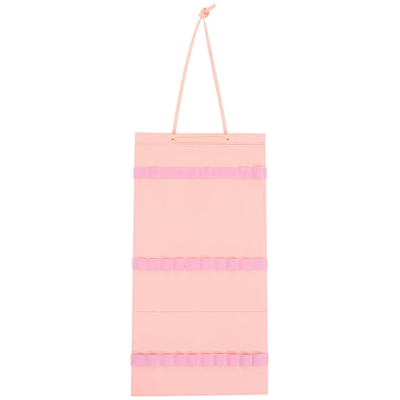 BERTDOMD Wall Hanging Headband Holder Felt Headband Organizer Headband Storage Pouch with 30 Slots