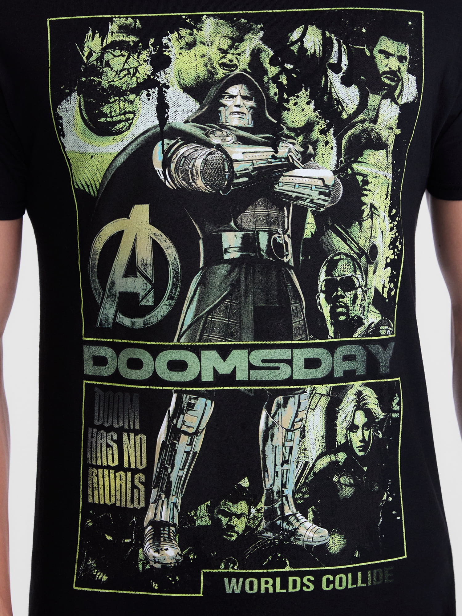 Avengers Doomsday Men's and Big Men's Cotton Graphic Tee with Short Sleeves, Sizes S-3XL