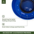 thumbnail image 7 of Kingsyard Metal Mesh Tube Bird Feeder, Squirrel Proof Feeders for Outdoor Hanging, Blue, 7 of 7