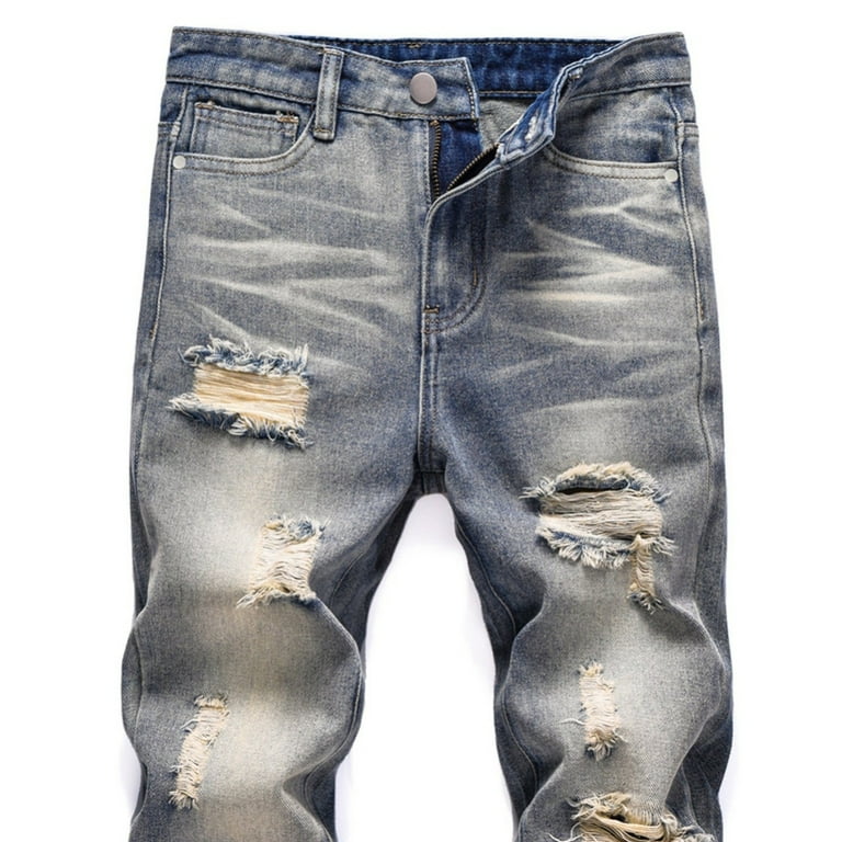 SILVERCELL Kids Ripped Distressed Slim Fit Washed Jean Pant Teen