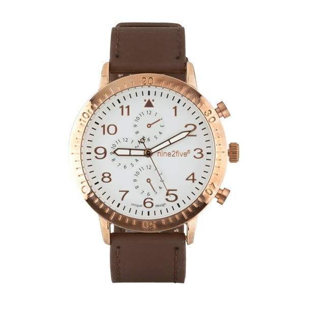 Reloj Nine2Five para Caballero de la familia BURDEOS NINE2FIVE OABUR12CFBL Walmart en linea
