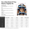 thumbnail image 4 of Rocae Ocean Scene with Noah's Ark Print Breathable Sun Protection Hoodie Quick-Dry Lightweight Long Sleeve Hoodie Unisex Running Sports Shirt 3X-Large, 4 of 9