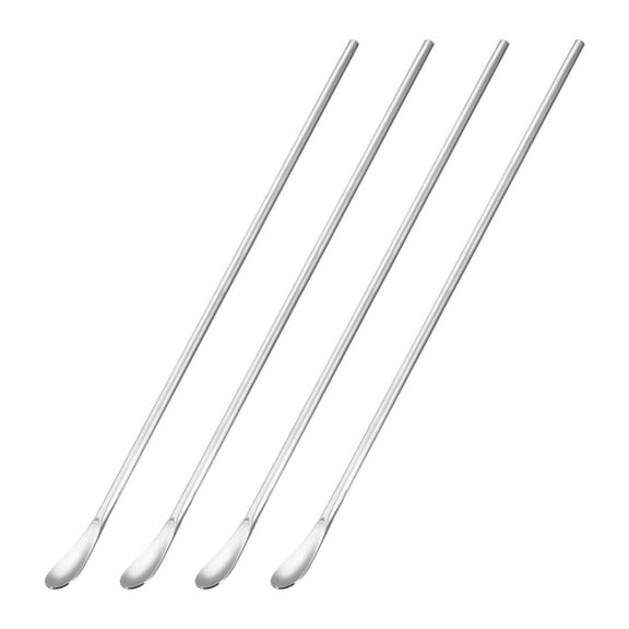 Long Handle Spoon, 4Pack 10.24 Inch Stainless Steel Cocktail Stirring Spoons Ice Cream Spoon for Mixing, Drink, Coffee