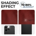 thumbnail image 6 of Superior Blackout Solid Light Filtering Grommet Curtain Panel Set, 70" x 108", Sangria, 6 of 10