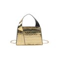 thumbnail image 1 of Bolso bandolera para mujer Cadena Patrón de cocodrilo Bolsos de mensajero Monedero femenino (Oro) Likrtyny Para Estrenar, 1 of 2