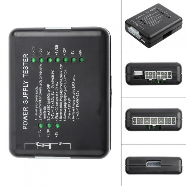 Power Supply Tester, Black PC Power Supply Tester For PC For Computer