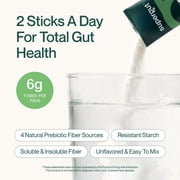 Supergut Foundational Fiber Unflavored Prebiotic Fiber Blend for Gut & Digestive Health, Stick Pack Box, 8 Servings