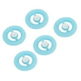 thumbnail image 1 of 5 Pcs Poignée Ronde Rotative Poignée Ronde Rotative, Bagues de Prise Rondes Poignée en Silicone Entraîneur de Doigts Jouet pour Doigt Cercle de Poignet pour Jouet de Jeu Circulaire Rétrocaveuses, 1 of 7