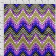 thumbnail image 4 of oneOone Cotton Silk Purple Fabric Chevron Sewing Material Print Fabric By The Yard 42 Inch Wide, 4 of 4