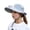 2-Grey, variant on Sun Hats For Women Baseball Cap Built In USB Solar Fan Power Supply Men Women's Fan Cap Adjustable Wind Speed & Direction 24 Hours Perfect For Fishing