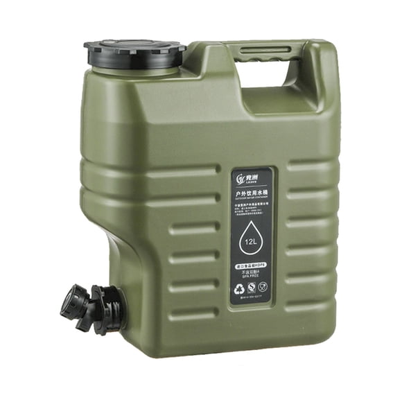 Outdoor Water Tank with Faucet | Portable Water Storage Jug, Water Barrel & Bucket for Camping, Picnics & Outdoor Activities | Outdoor Water Container, Faucet-Equipped Water Jug