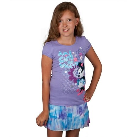 Minnie Mouse - Am I Cute Or What Girls Juvy Skirt Set