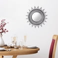 thumbnail image 6 of 9.84inch Decorative Hanging Wall Small Vintage Frame Mirror Easy Mounting Great for Bathroom Home Decor, 6 of 7