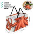 thumbnail image 2 of Octopus Decorative Box Laundry Bag Shopping Bags Reusable Foldable Large Capacity Oxford Cloth Tote Bag, 2 of 7