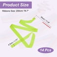 thumbnail image 2 of Uxcell Dance Ribbons, Gymnastics Dance Streamers with Non-Slip Wand Dance Flag Olive Green, 2 of 7
