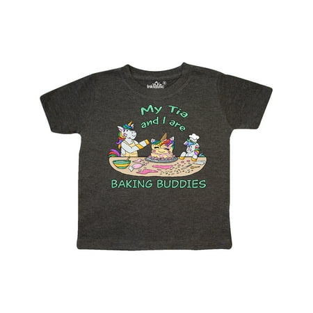 

Inktastic My Tia and I are Baking Buddies Gift Toddler Boy or Toddler Girl T-Shirt