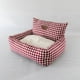 thumbnail image 3 of Xihbxyly Cama de Invierno para Mascotas, Acolchado Suave, Bordes Elevados para Mayor Soporte Cervical, Forma de Sofá Acogedor, Tela Gruesa Autocalentable, Alivio Del Dolor Articular, Uso En Interiore, 3 of 3
