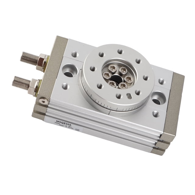 Cilindro Neumlico de Swing, Cilindros de Aire Pendulares de Engranaje de 30 mm de acero de Aleación de Acero MSQB30A TUPO de Cremallera para un un entorno de Alta/ Baja Temperatura