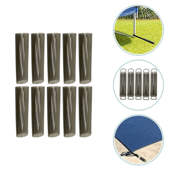 FRCOLOR 10pcs Pool Spring Covers Sleeves PVC Assorted Color Prevent Deck Scratching Winter Safety