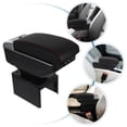 thumbnail image 4 of FOMIYES Auto Car Arm Rest Organizer with Adjustable Width and Stain Resistant Black Pad, 4 of 8