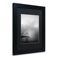 thumbnail image 3 of Trademark Fine Art "Golden Gate and Birds" Canvas Art by Moises Levy Black Matte, Black Frame, 3 of 5