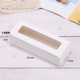 thumbnail image 2 of Moyic Rectángulo Caja de regalo del favor del banquete de boda Cajas de almacenamiento portátiles con tapa Caja de embalaje de la torta Hogar Cocina Almacenamiento y organización del hogar Blanco Moyic HA081347-02, 2 of 6