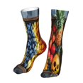 thumbnail image 6 of Fuzoiu Halloween Fruit Platter Print Crew Socks,Casual Athletic Gym LightWeight Thin Socks,Casual Crew Socks for Men Woman,Calf Length Crew Socks, 6 of 7