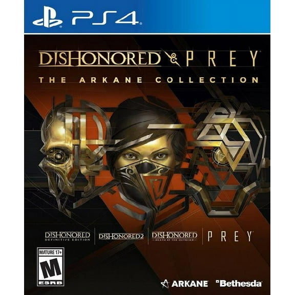 Restored Dishonored and Prey: The Arkane Collection (Playstation 4, 2020) Fighting Game (Refurbished)
