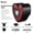 BLACK, variant on Smart Brake Sensing Bike Taillight Heart Shape Type-C Waterproof Cycling Rear Light Bicyle Accessories Bicycle Lights