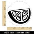 thumbnail image 2 of Citrus Fruit Slice Orange Lemon Lime Self-Inking Rubber Stamp Ink Stamper - Red Ink - Small 3/4 Inch, 2 of 7