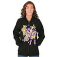 thumbnail image 4 of XOMG POP Music Fan Heart Brooklynn Zip Hoodie Sweatshirt Women Brisco Brands S, 4 of 5