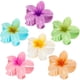 thumbnail image 1 of Paquete de 6 pinzas de flores para mujer, pinzas para el pelo de plumeria hawaiana, pinzas para el pelo de flores de muy buen gusto, pinzas para el pelo de hibisco, accesorios para el cabello hawaiano, 1 of 5