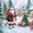 Christmas 11, variant on Manfei Cute Christmas Tree Quilt Full,Xmas Holiday Season Full Bedspread Sets,3 Pieces,1 Coverlet and 2 Pillowcases