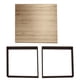 thumbnail image 4 of CASA FERRO Mesa de comedor moderno para 4 personas, patas de acero, superficie de MDF tipo nogal - Acero Negro, MDF color Nogal. (SIN SILLAS) CASA FERRO Industrial, 4 of 6